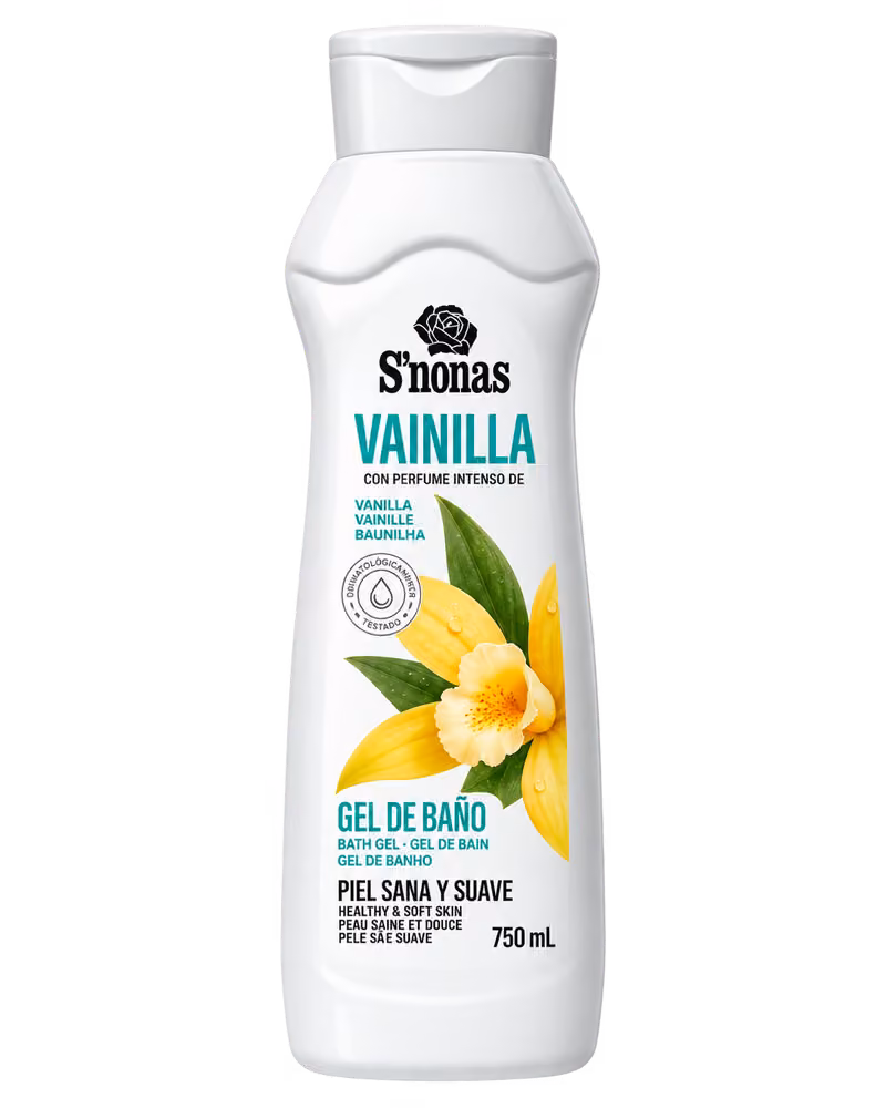Gel douche S'nonas 750 ml Vanille