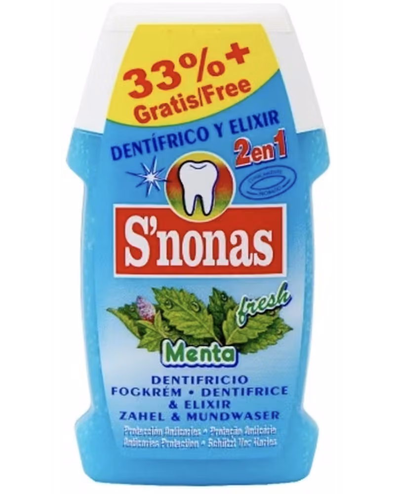 Pâte dentifrice S'nonas Azul