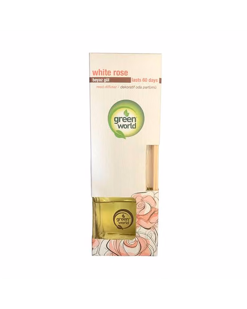 Diffuseur bâtonnet Green World Fresh Room 100 ml White Rose