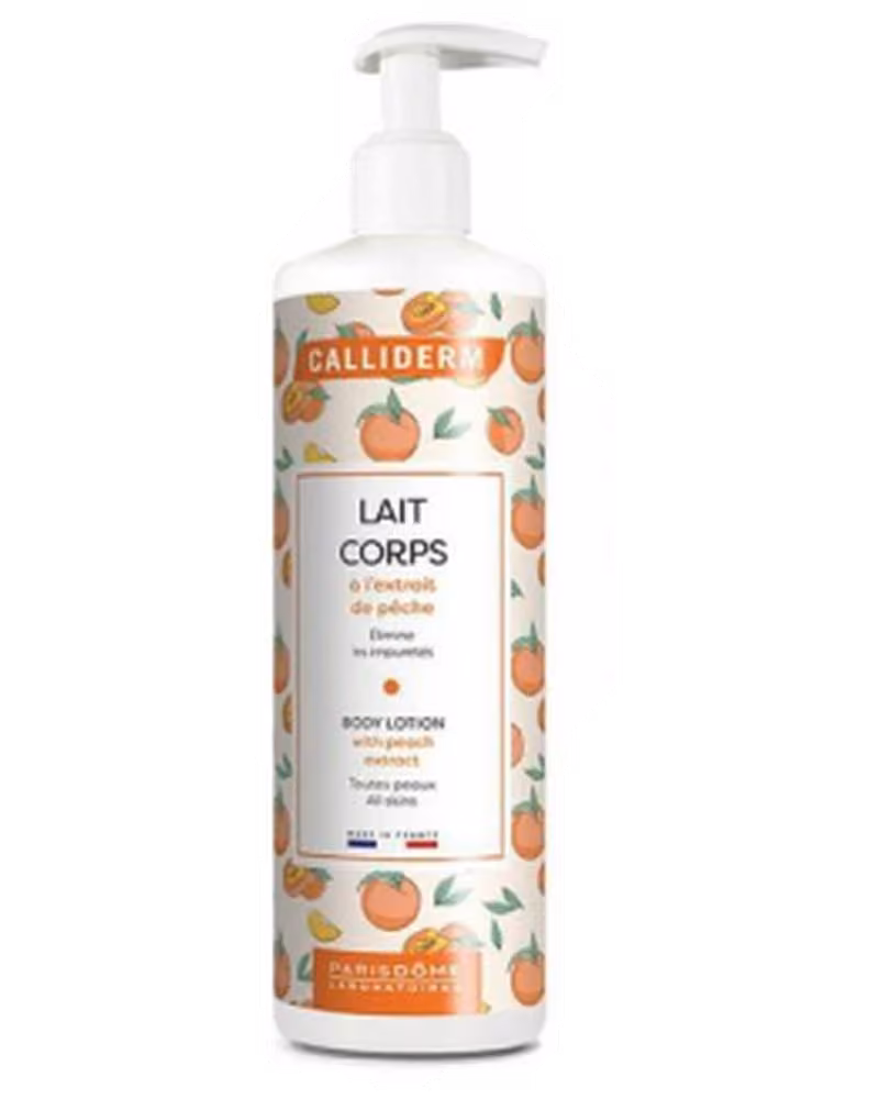 Lait du corps Calliderm Pêche