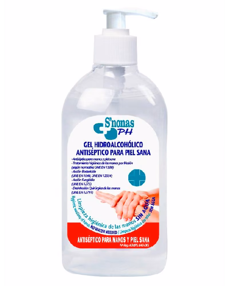 S'nonas Gel Hidroalcoholico 500ml
